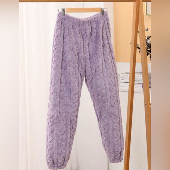 Cozy Teddy Long Sleeve Top Pants Pajamas Set - Picture 9 of 10